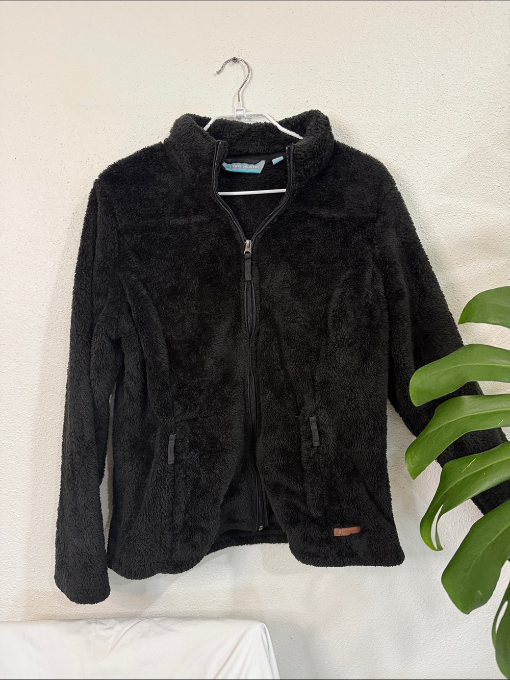 Free Country Black Teddy Jacket for Women